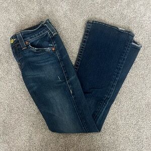 True Religion Woman’s Size 28 Dark Blue Boot Cut Jeans